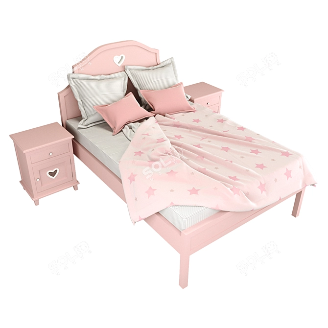 Adelina Bed - Elegant and Stylish 3D model image 1