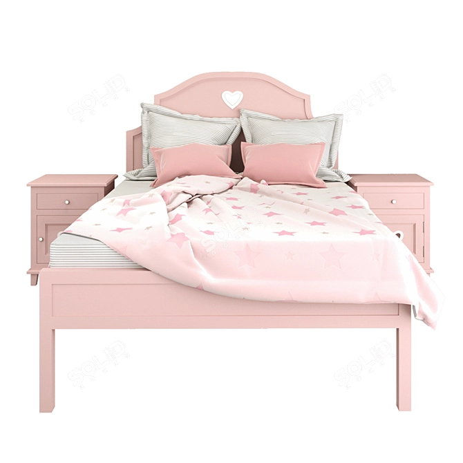 Adelina Bed - Elegant and Stylish 3D model image 2