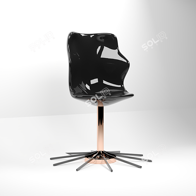 Sleek & Stylish Modern Chair 3D model image 1