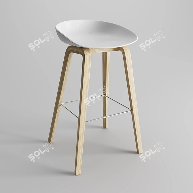 Transformative Bar Stool: AAS 32 3D model image 1