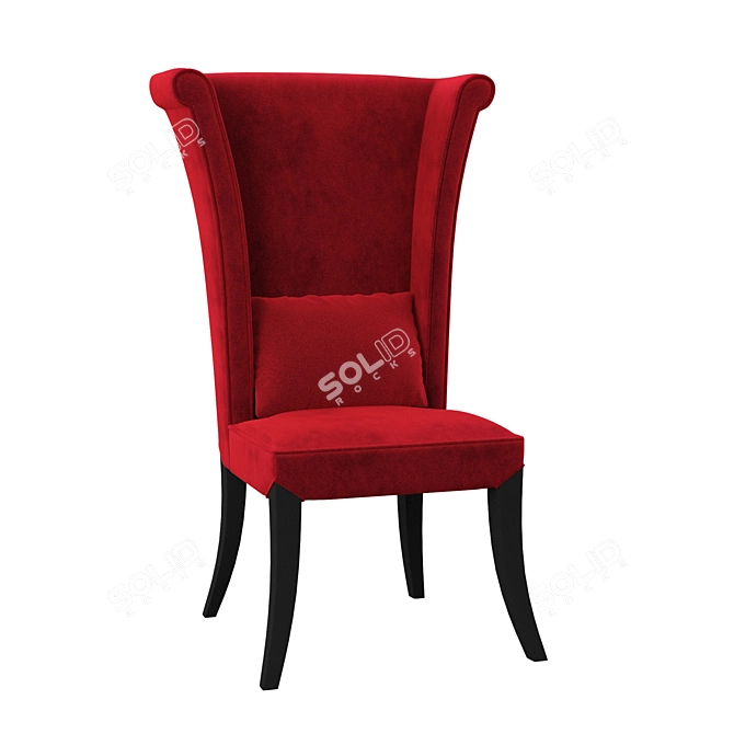 Cozy Comfort Arm Chair 3D model image 2