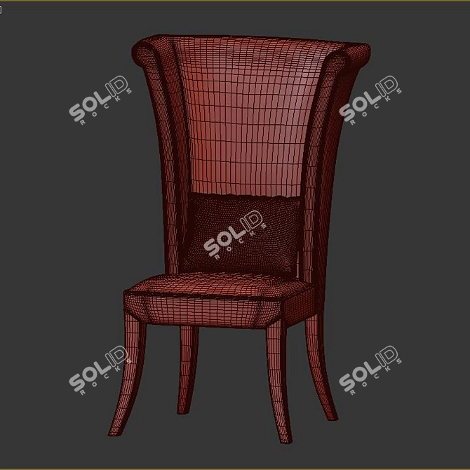 Cozy Comfort Arm Chair 3D model image 3