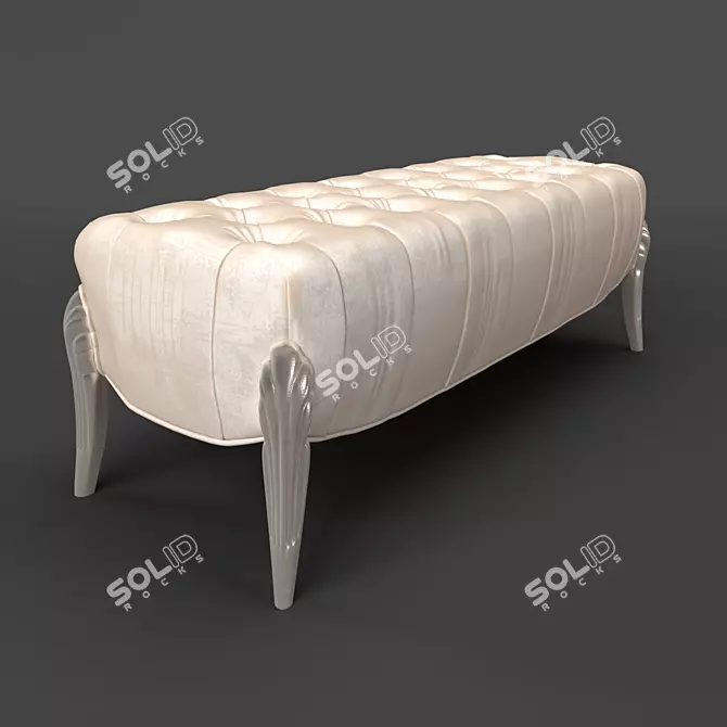 ROMA Velvet Bench - Fratelli Barri 3D model image 1