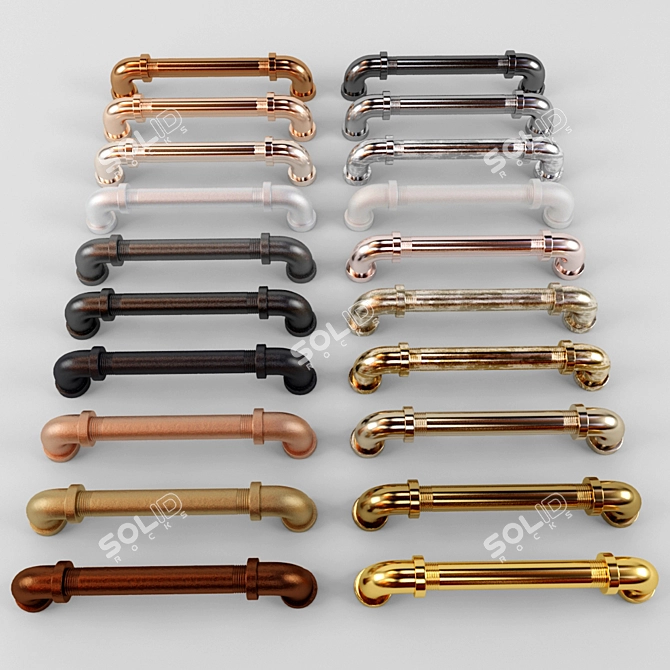 Metallic Masterpiece 3D model image 1