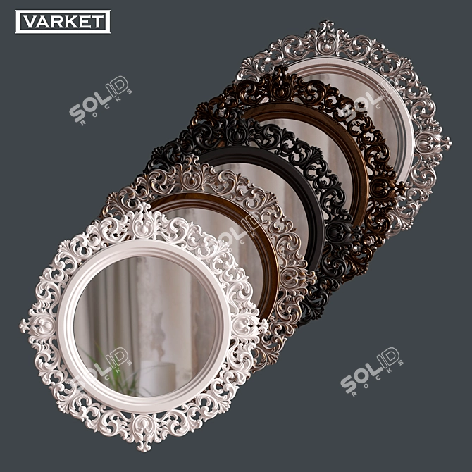 Varket Illuminasione Mirror: Modern Reflections 3D model image 2