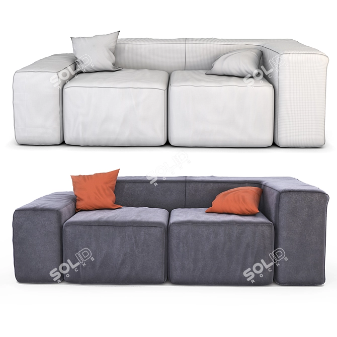 Modern Loft Illini Sofa 3D model image 2