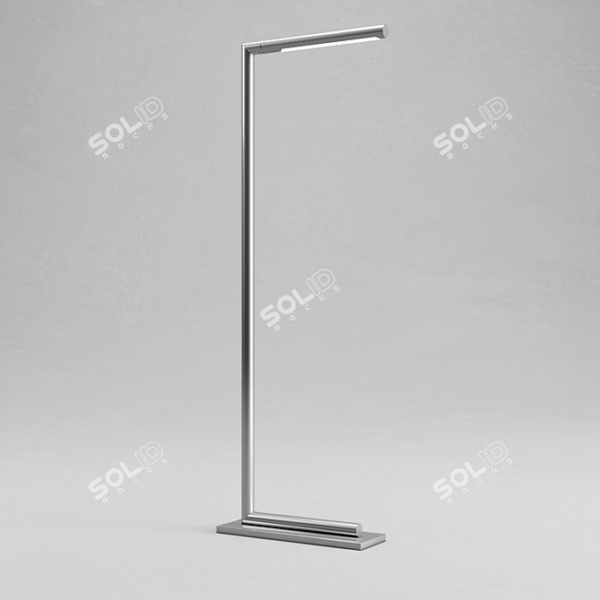 Sleek Modern Floor Lamp 3D model image 1