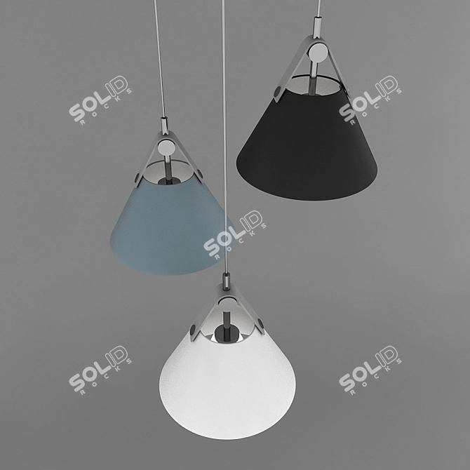 Title: Modern Ceiling Light Fixture 3D model image 3