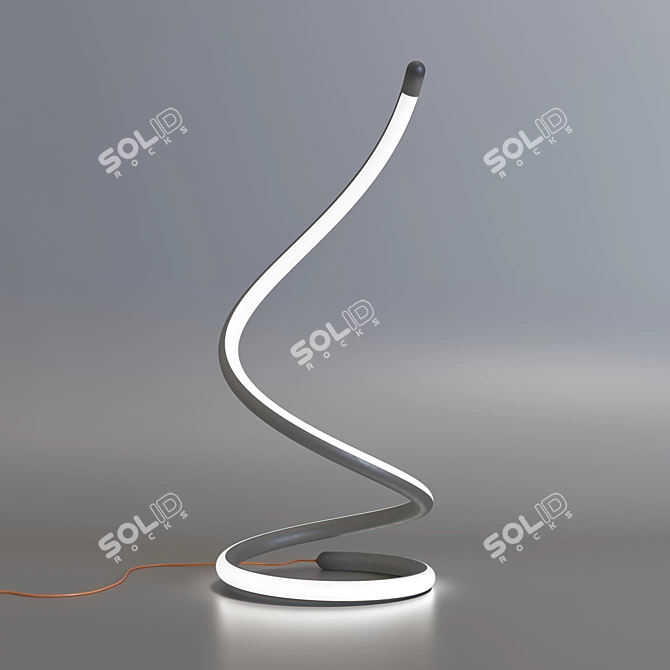 Modern Fumat Table Lamp: Stylish Illumination for Any Space 3D model image 1