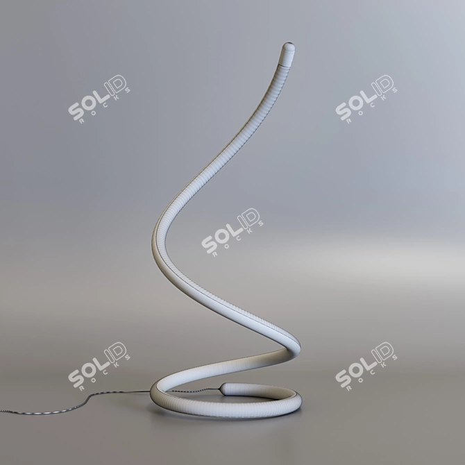 Modern Fumat Table Lamp: Stylish Illumination for Any Space 3D model image 2