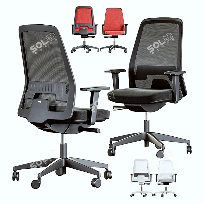 Interstuhl EVERY Chair 3D model image 1