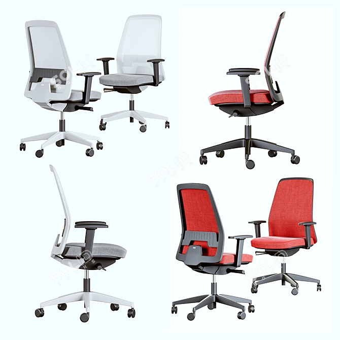 Interstuhl EVERY Chair 3D model image 2
