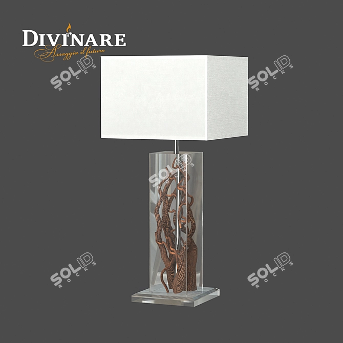 Divinare Selva Table Lamp 3D model image 1