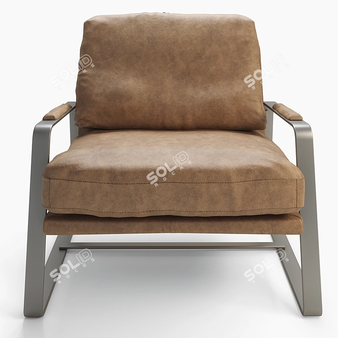 Versatile Anders Accent Chair 3D model image 1