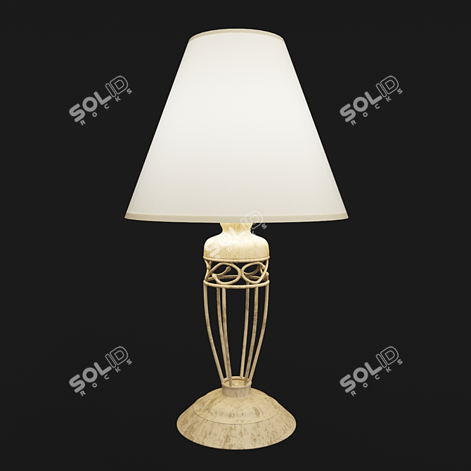 Elegant Eglo Antica Table Lamp 3D model image 1
