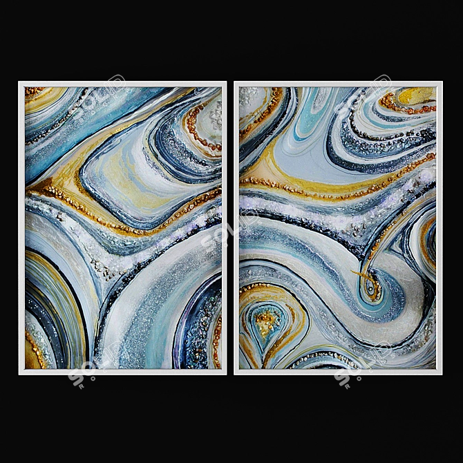 Mineral Slice Collection 3D model image 2