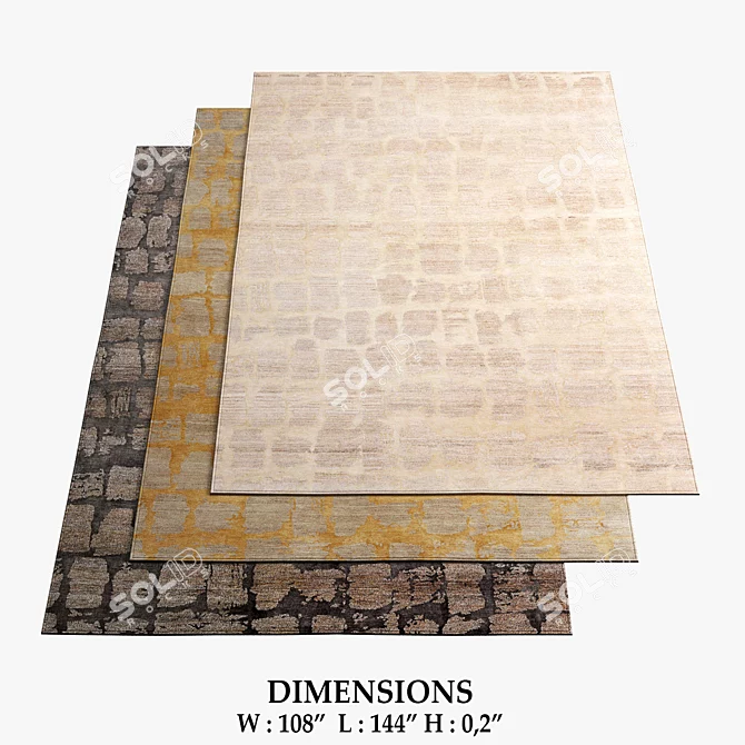 Nature-Inspired Cobra Rugs 3D model image 1