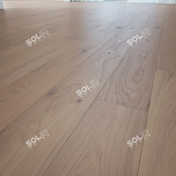 Ceilon Oak Wooden Flooring 3D model image 1