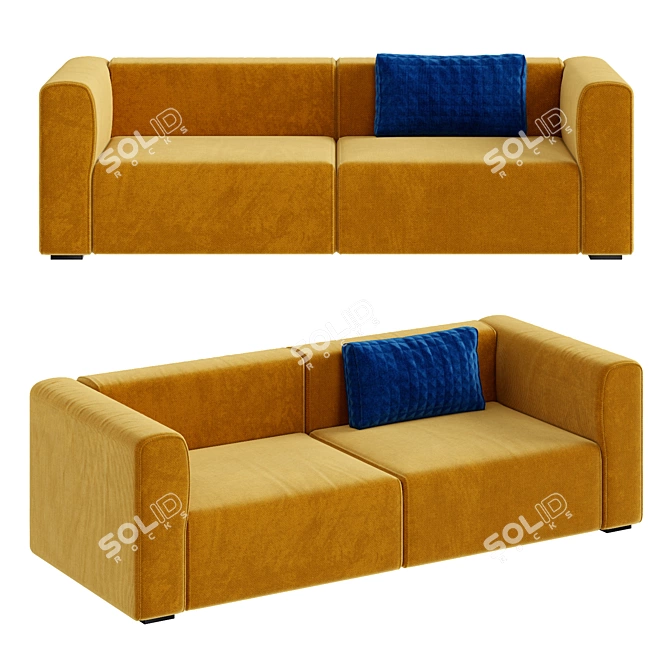 HAY Mags 2.5 - Sleek and Modern 3D model image 1