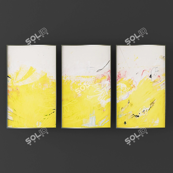 Minimalist Loft Art Set 3D model image 2