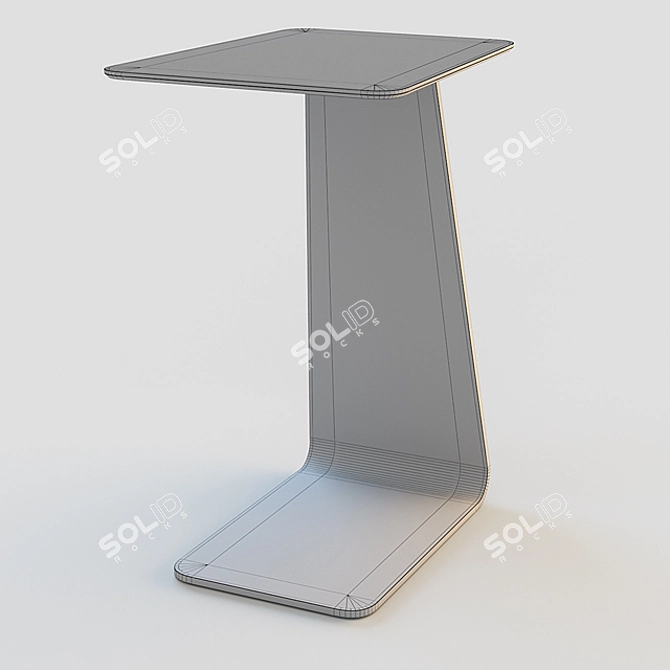 Modern Minimalist Table - Move 3D model image 3
