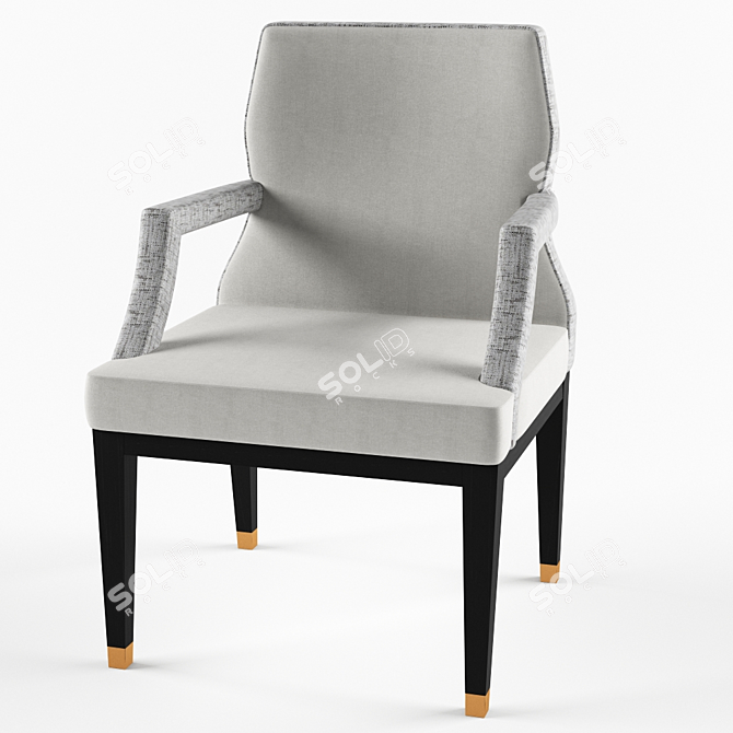 Frato Oxford Dining Chair 3D model image 1