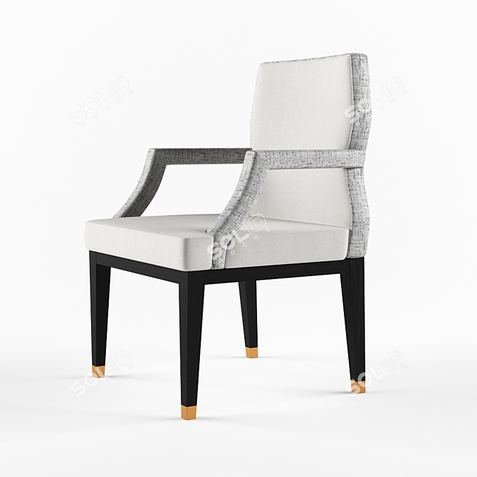 Frato Oxford Dining Chair 3D model image 2