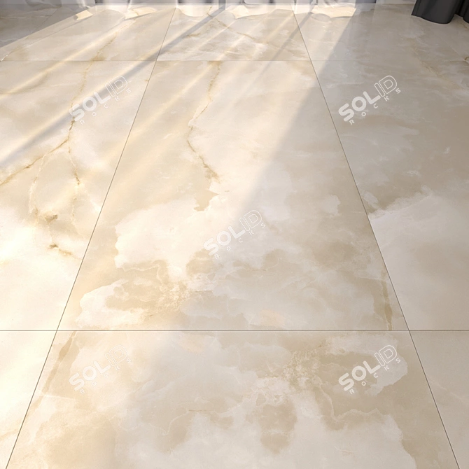 Elegant Marble Floor 157: HD Texture & V-Ray 3D model image 1