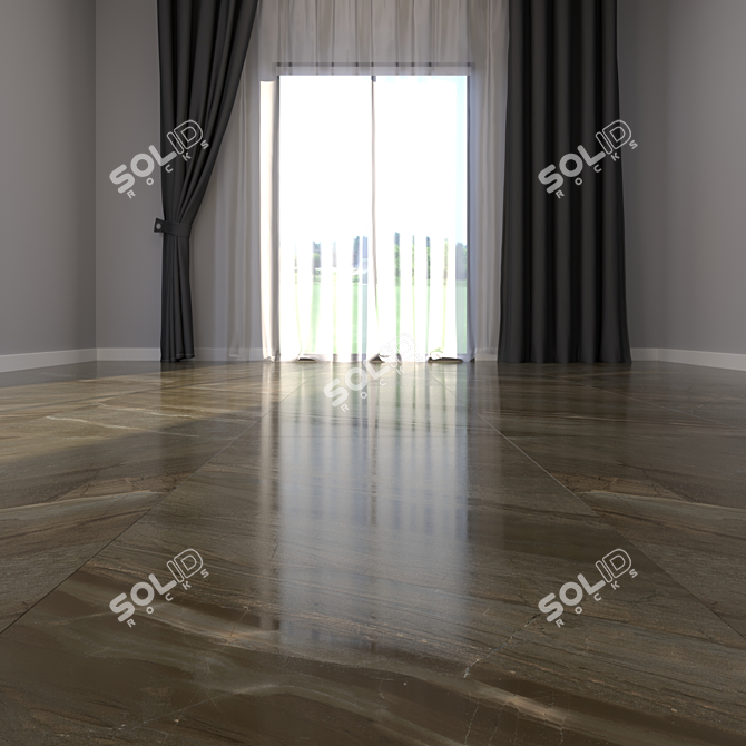 Elegant Marble Floor 161 3D model image 2