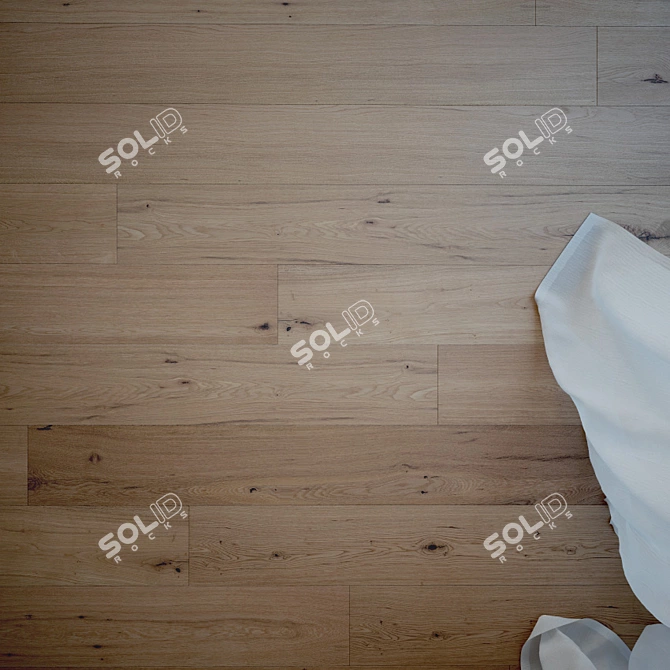 Timeless Oak Wood Flooring 3D model image 2