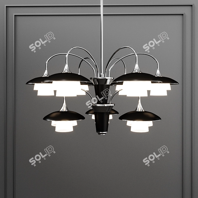 Title: Hudson Valley Barron Pendant 3D model image 1