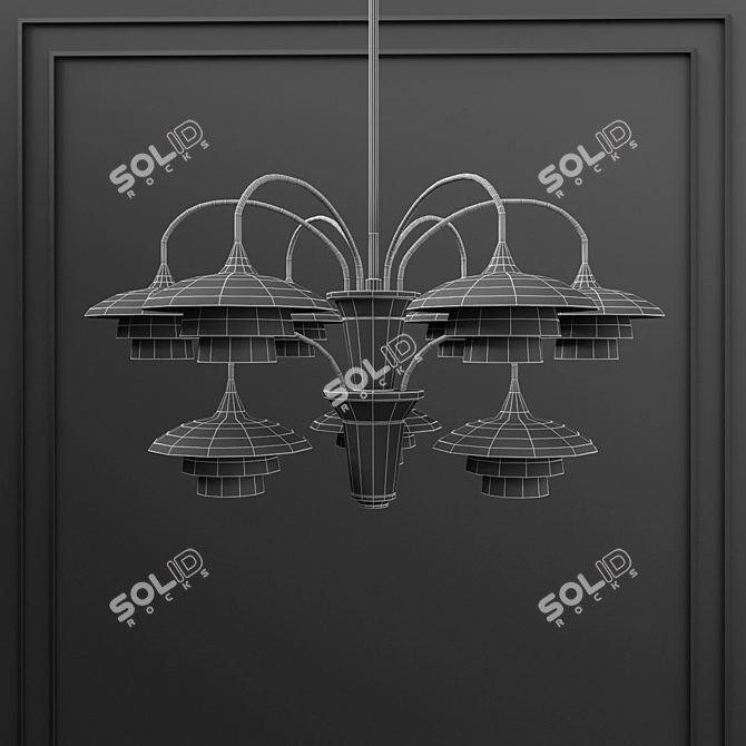 Title: Hudson Valley Barron Pendant 3D model image 2