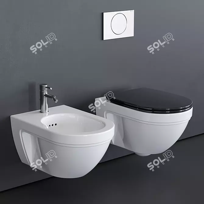 Luxurious Ceramica Catalano Canova Royal WC 3D model image 1