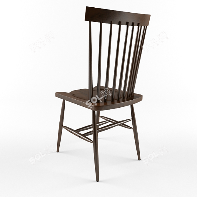 Stylish Carson Chair: Comfort Meets Elegance! 3D model image 2