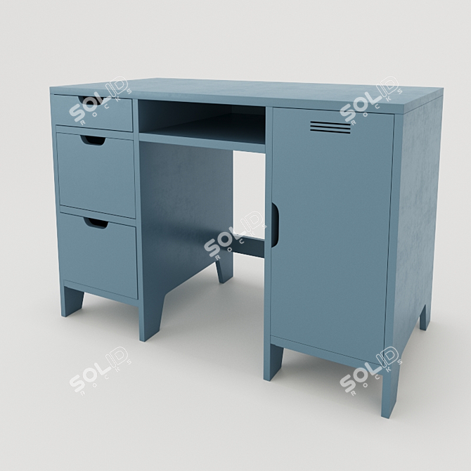 Asper Children's Writing Desk 3D model image 1