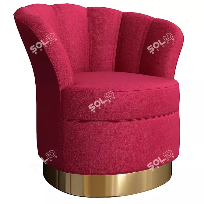 Elegant Besame Chair: Timeless Luxury 3D model image 1