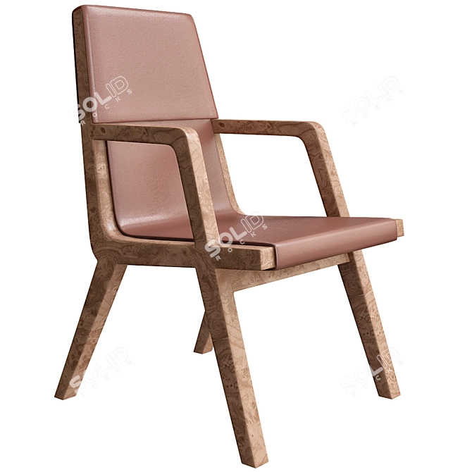 Elegant Citterio Acanto Armchair 3D model image 1