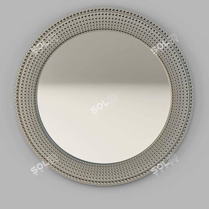 Elegant Rosy Reflection: Fratelli Barri Rimini Mirror 3D model image 2