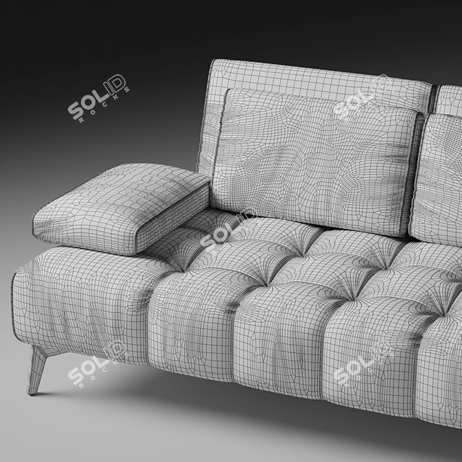  Elegant Rosemary Sofa by Calia Italia 3D model image 3