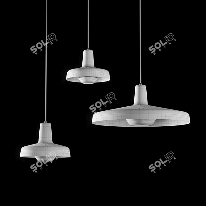 Arigato AR-P Lamps: Sleek Design, Modern Lighting 3D model image 3