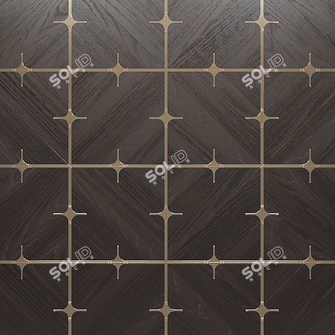  Tabarka Studio Parquet: Art ORLY 2, Size 660x660mm 3D model image 2