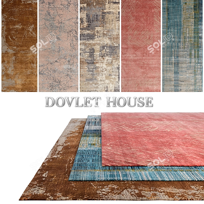 DOVLET HOUSE 5 Carpets - Luxurious Collection 3D model image 1