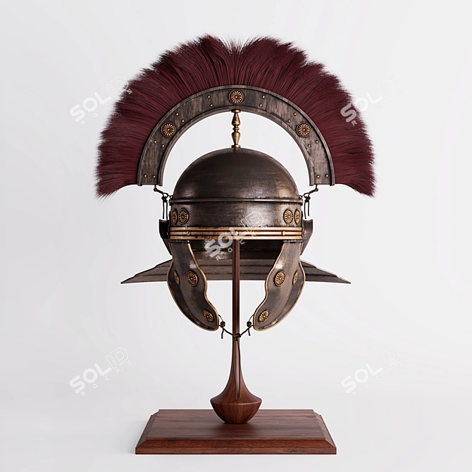 Roman Centurion Helmet 3D model image 1