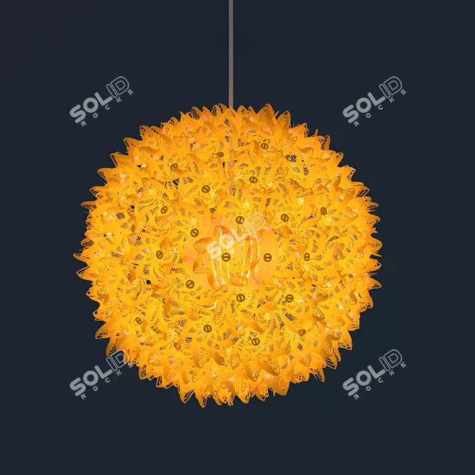 Modern Scandinavian Design Hanging Lamp 3D model image 2