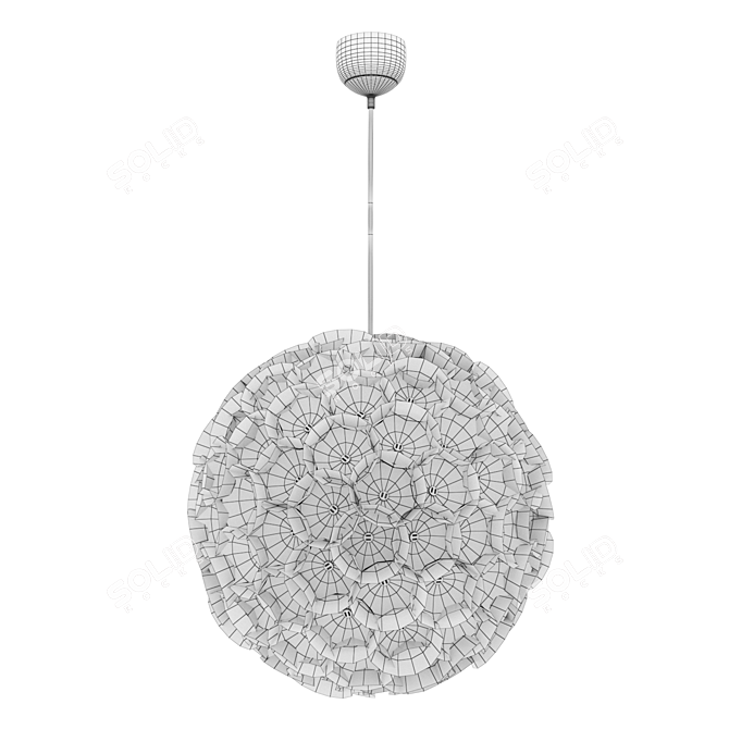 Modern Scandinavian Design Hanging Lamp 3D model image 3