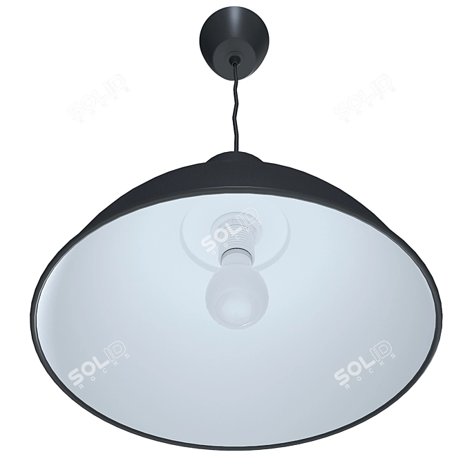 Modern Industrial Pendant Light 3D model image 2