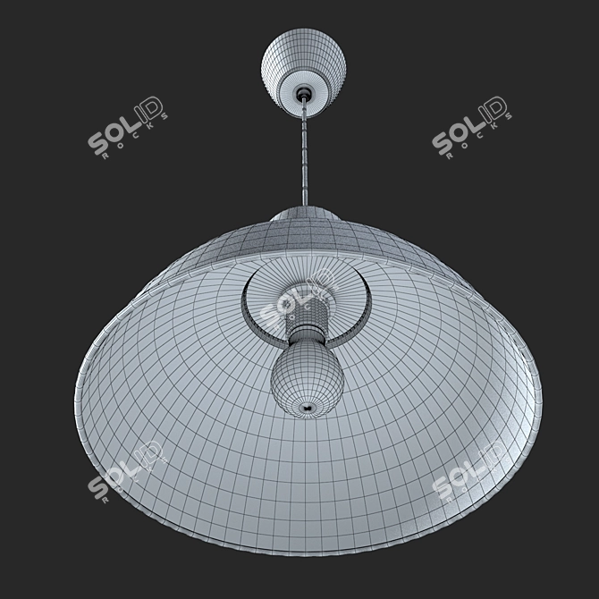 Modern Industrial Pendant Light 3D model image 3