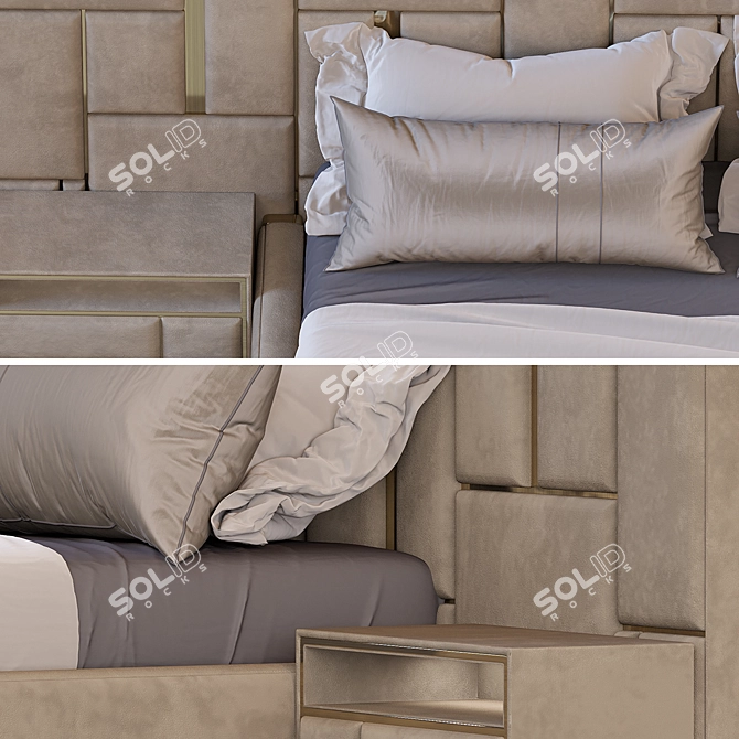 Luxury Dream Bed Visionnaire 3D model image 2