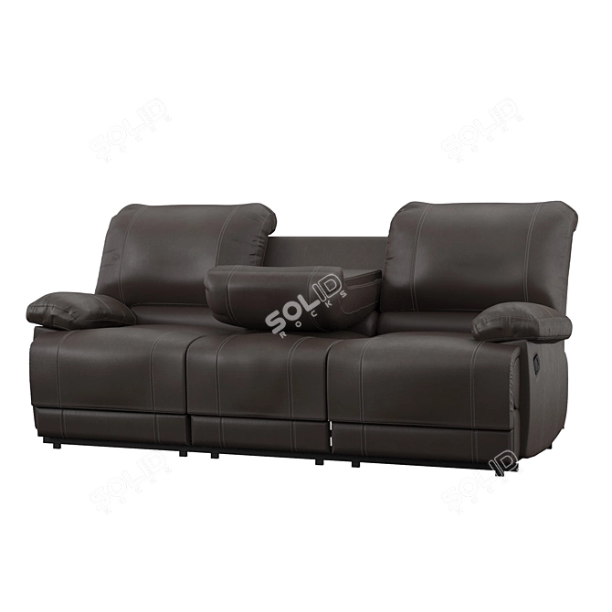 Comfortable and Stylish Sofa 3D model image 1