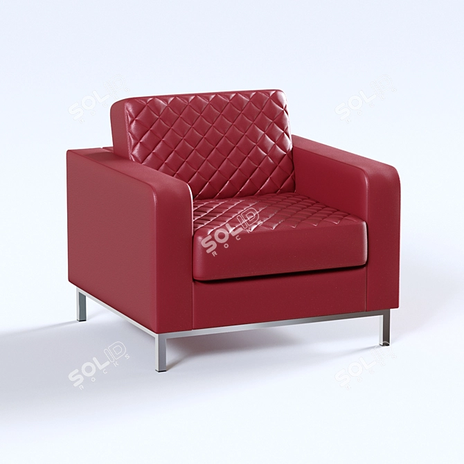 Luxury Bentley Chair: Stylish Comfort 3D model image 1